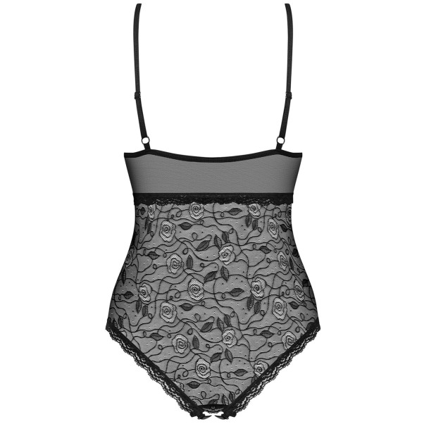 Obsessive Kruisloos Mesh Bodystocking