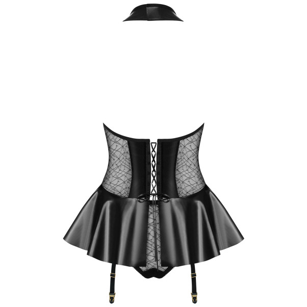 Obsessive Wetlook Korset en Slipje