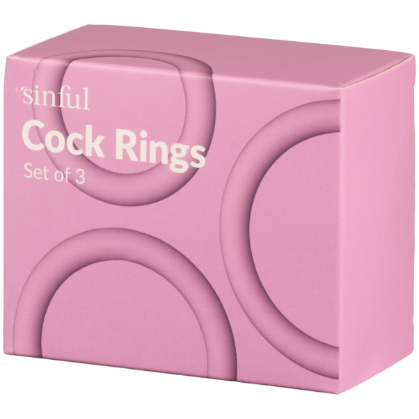 Sinful Playful Pink Set Penisringen 3 stuks