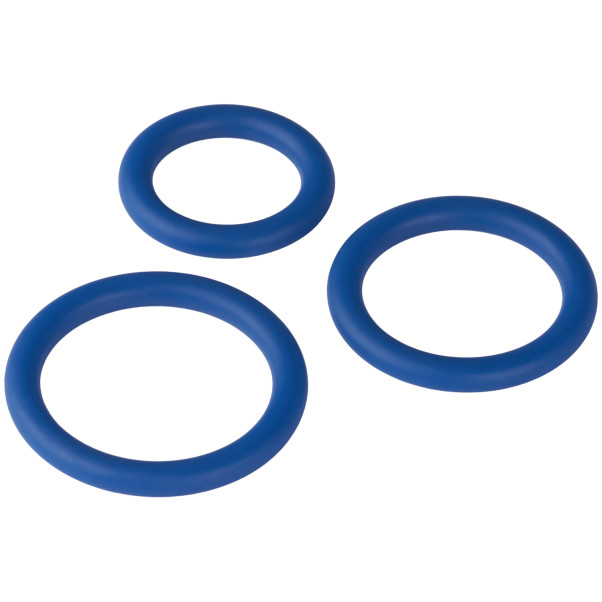 Sinful Business Blue Penisring Set van 3 Stuks