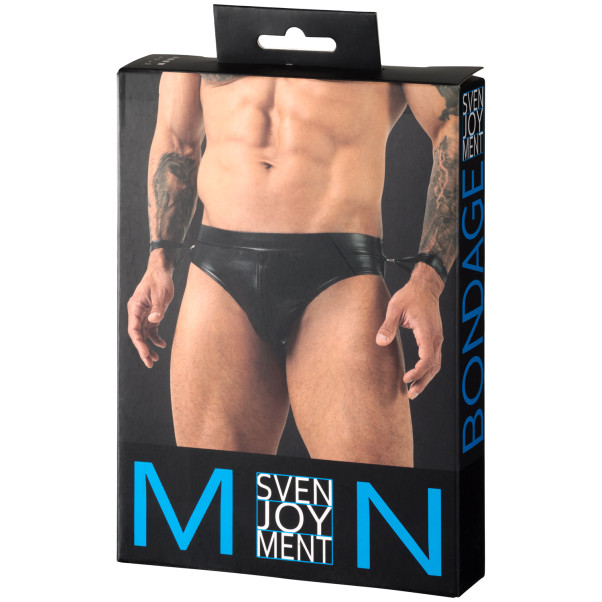 Svenjoyment Wetlook Jock met Handboeien