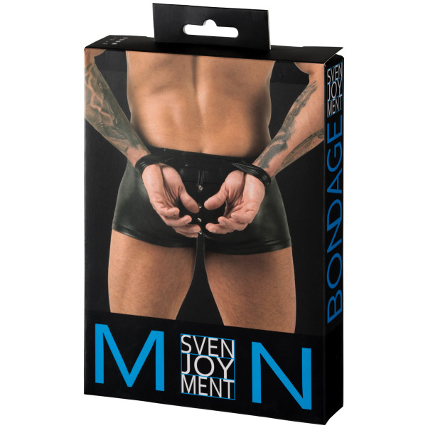 Svenjoyment Wetlook Boxershort met Handboeien