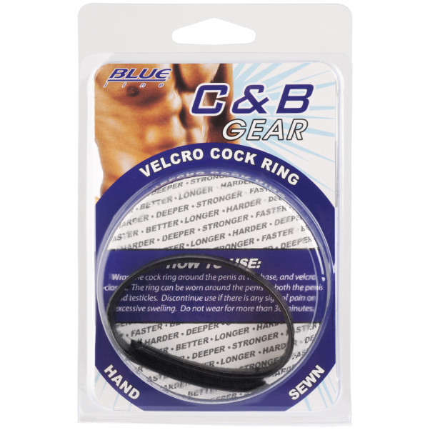 Blue Line C&B Gear Penisring met Klittenband