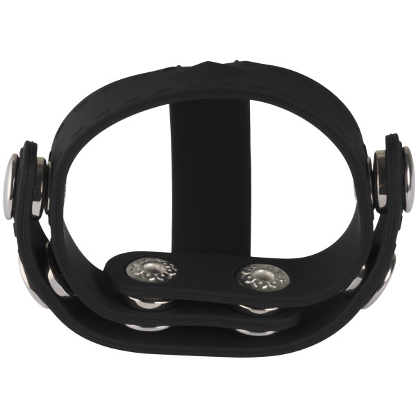 Blue Line C&B Gear Siliconen Penisring in T-stijl met Balverdeler