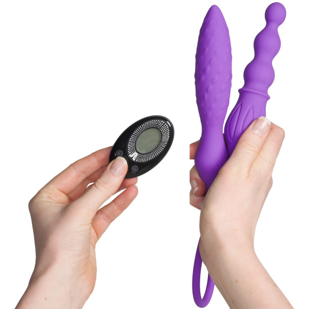 Adrien Lastic 2X Dubbele Vibrator met Afstandbediening
