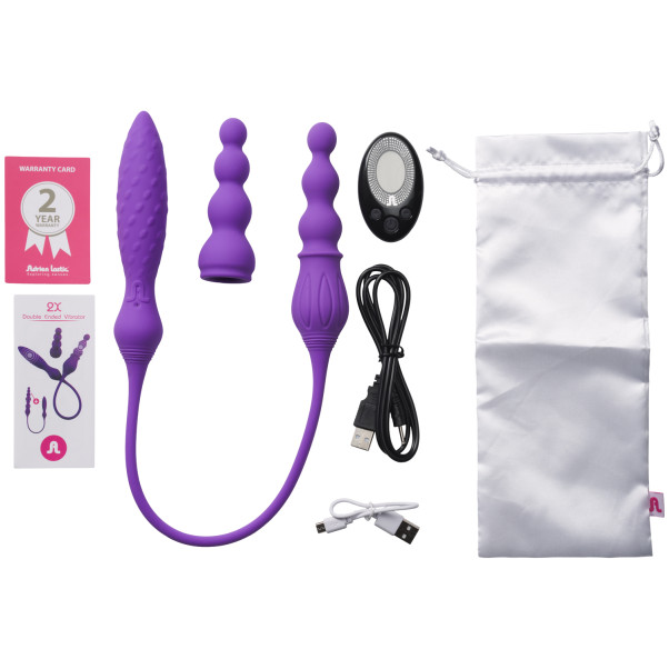 Adrien Lastic 2X Dubbele Vibrator met Afstandbediening