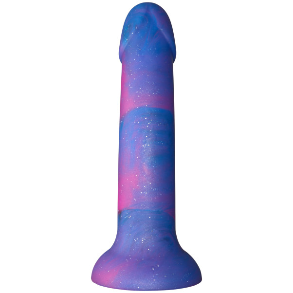 baseks Blue Galaxy Siliconen Dildo 18 cm