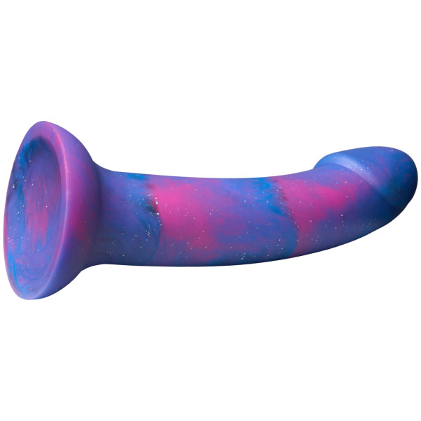 baseks Blue Galaxy Siliconen Dildo 18 cm