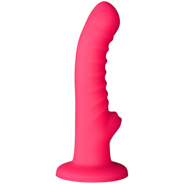 baseks Ribbed Stimulation Siliconen Dildo 17 cm