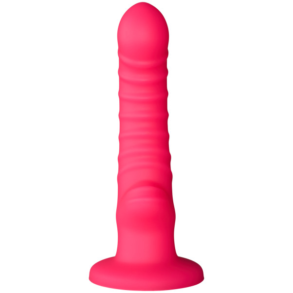baseks Ribbed Stimulation Siliconen Dildo 17 cm