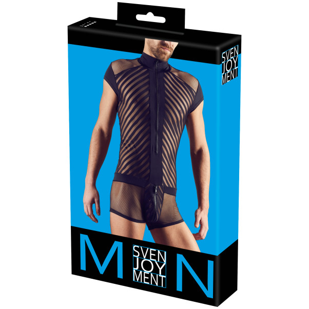 Svenjoyment Mesh Playsuit met Rits