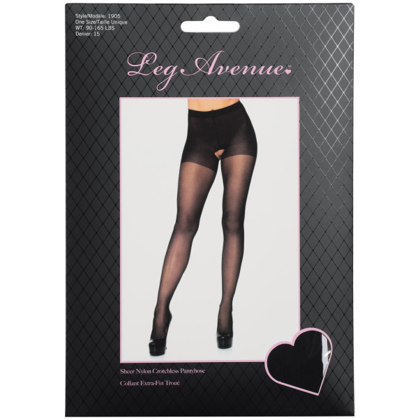 Leg Avenue Transparante Panty zonder Kruis