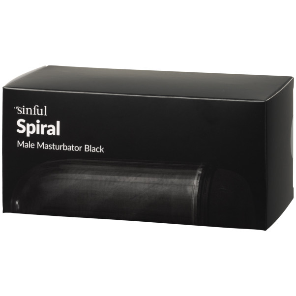Sinful Spiral Black Masturbator