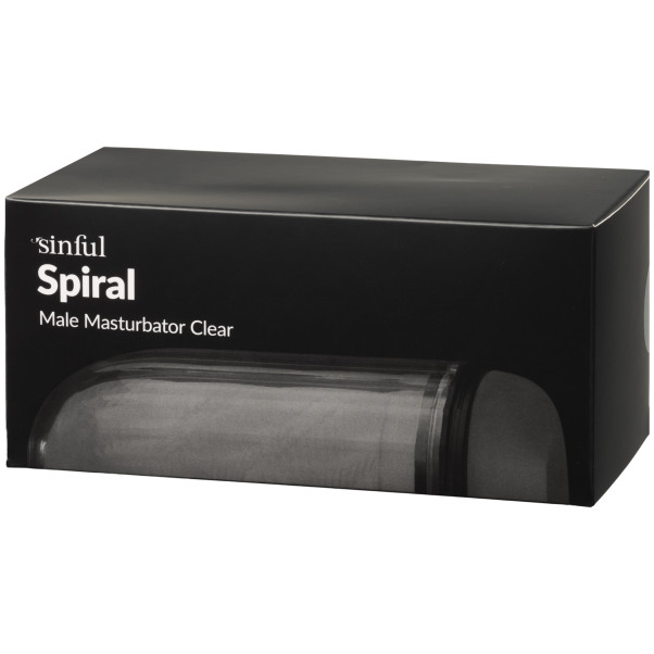 Sinful Spiral Clear Masturbator