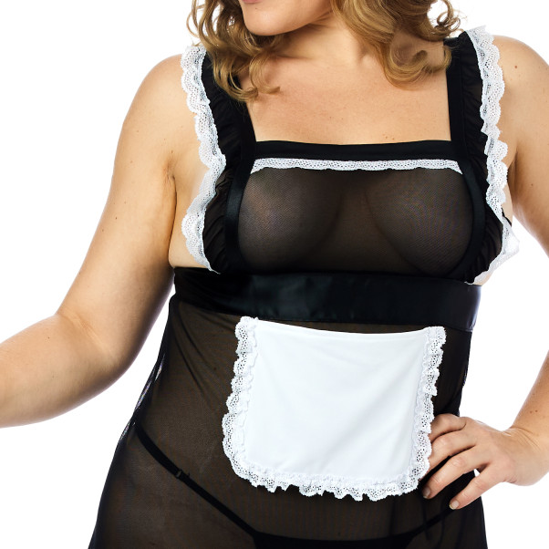 NORTIE Dienstmeisje Kostuum Plus Size