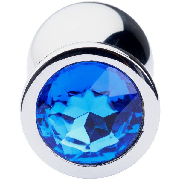 Sinful Blue Jewel Metalen Buttplug Medium
