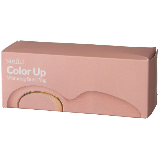 Sinful Color Up Peach Vibrerende Buttplug