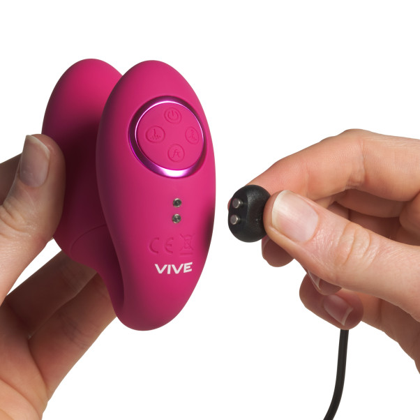 Vive Aika Double-action Pulse-Wave & Vibrating Love Egg met Afstandsbediening