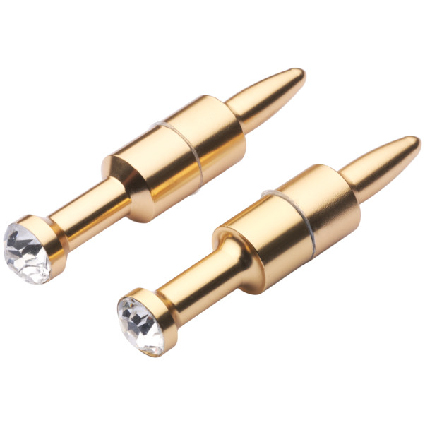 Ouch! Magnetische Tepelklemmen met Diamanten Pin