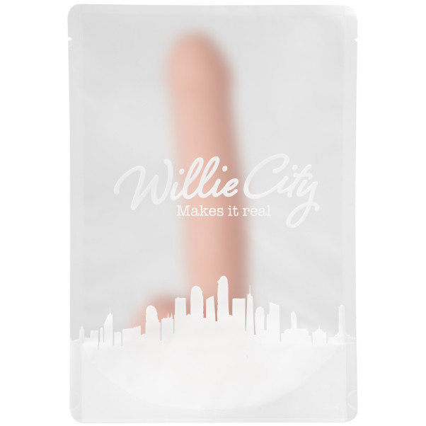 Willie City Classic Uncut Realistische Dildo met Zuignap 22 cm