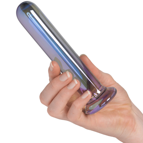 Sinful Blue Pillar Glazen Dildo 15,5 cm