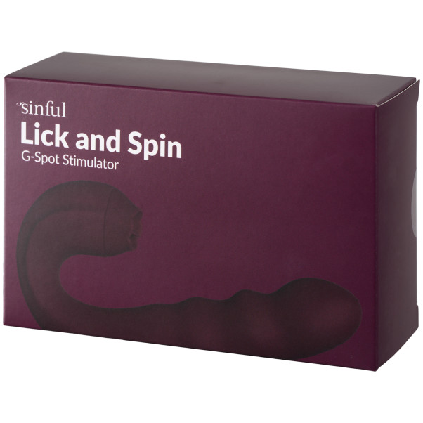 Sinful Lick and Spin G-spot Stimulator
