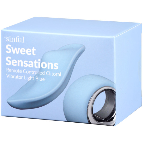 Sinful Sweet Sensations Light Blue Clitoris Vibrator met Afstandsbediening