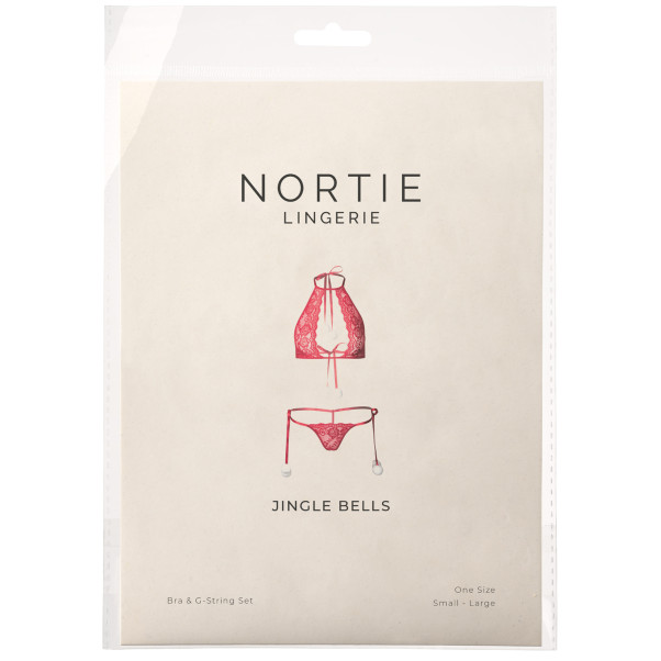 NORTIE Jingle Bells BH en G-string Set
