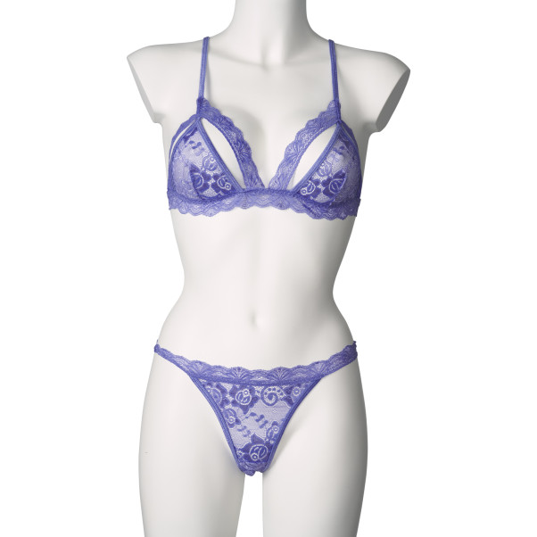 NORTIE Heather Purple BH en Kruisloos Slipje Set