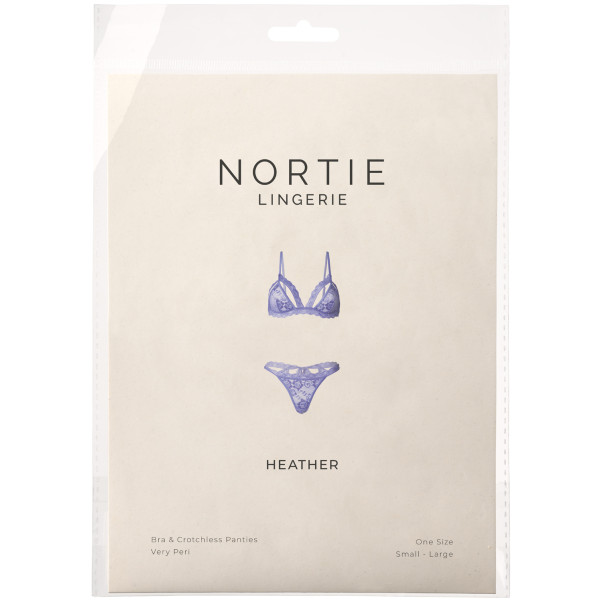 NORTIE Heather Purple BH en Kruisloos Slipje Set
