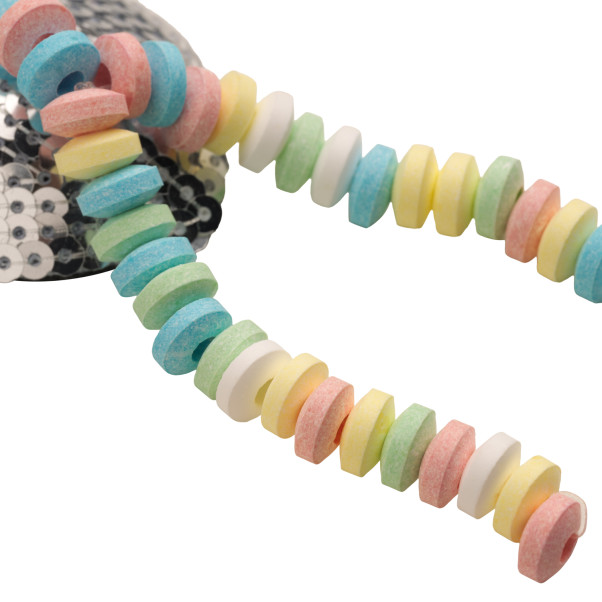 Candy Pailletten Tepelstickers met Eetbare Kwastjes