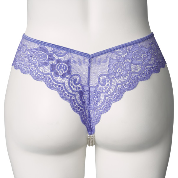 NORTIE Lavender Purple Kruisloze Parel Hipster Plus Size