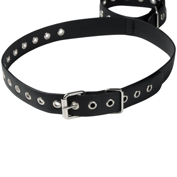 obaie Kunstleren Dijbeen en Handboeien Restraint Set