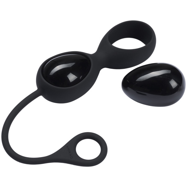 Le Wand Yoni Obsidian Dubbele Kegelballen