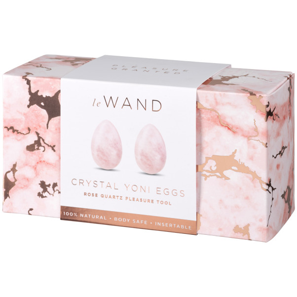 Le Wand Yoni Rose Quartz Dubbele Kegelballen