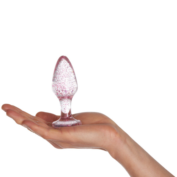 baseks Pink Glitter Buttplug Set