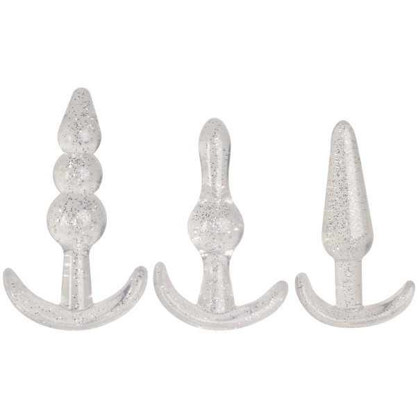 baseks Glitter Booty Beginners Buttplug Set