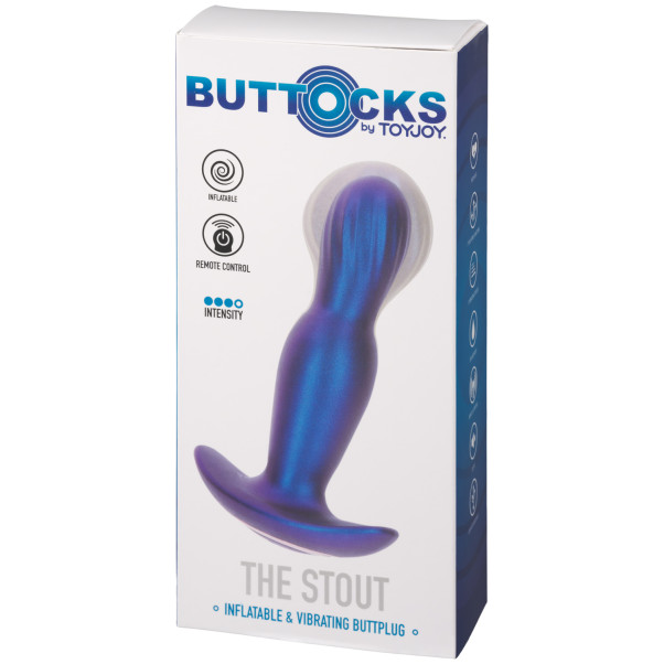 Toyjoy Buttocks The Stout Opblaasbare en Vibrerende Buttplug