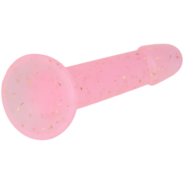 baseks Pink Starry Siliconen Dildo 18 cm