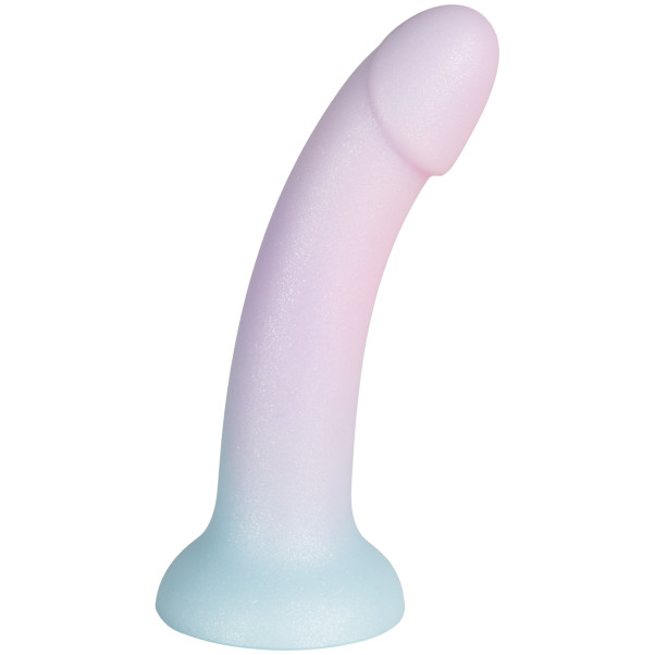 baseks Playful Pink Gradient Siliconen Dildo met Zuignap 18 cm