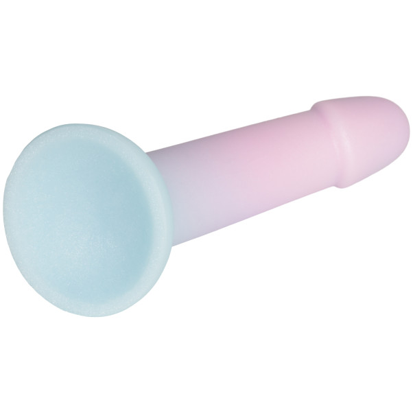 baseks Playful Pink Gradient Siliconen Dildo met Zuignap 18 cm