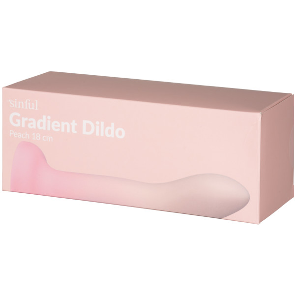 Sinful Peach Gradient Dildo met Zuignap 18 cm