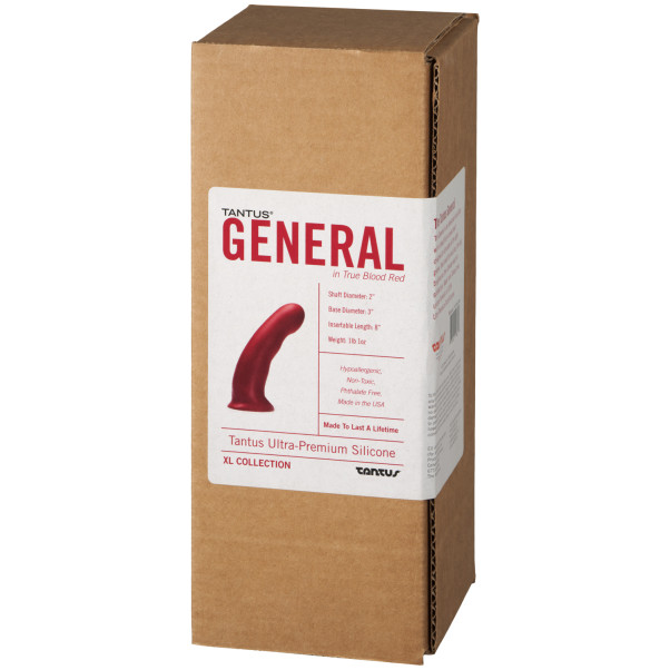 Tantus General Ruby Siliconen Dildo 21,5 cm