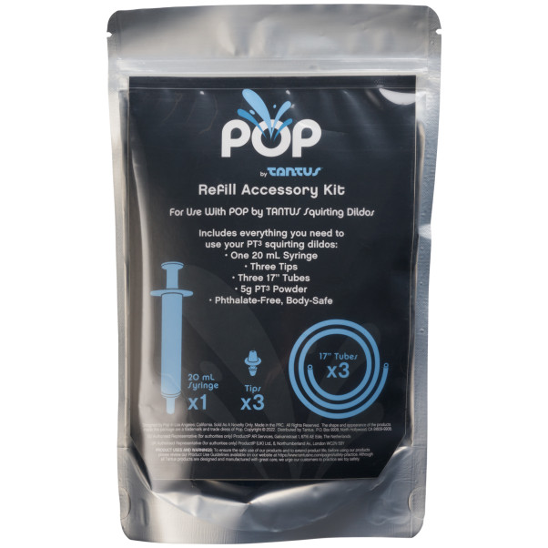 Tantus POP Spuitende Dildo Navul Accessoire Set