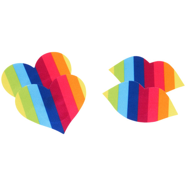 Nipplicious Rainbow Tepelstickers 4 stuks