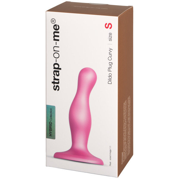 Strap-On-Me Curvy Dildo Buttplug met Zuignap