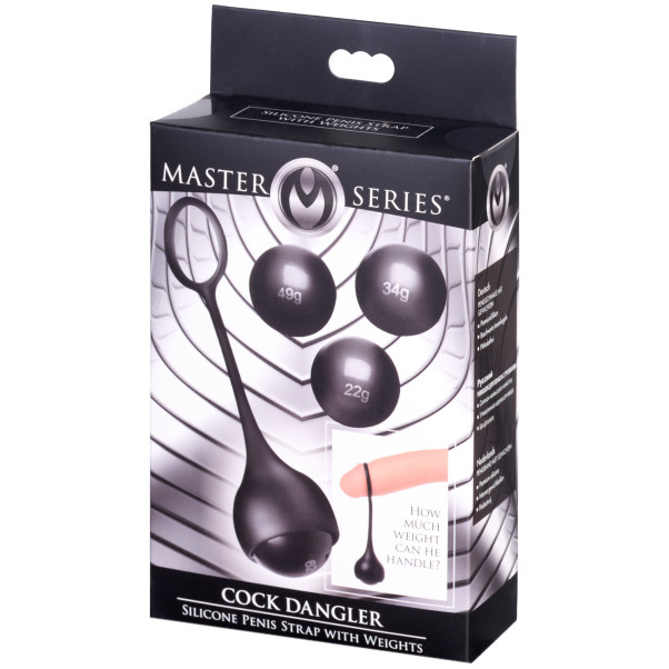 Master Series Cock Dangler Eikelring met Gewichten