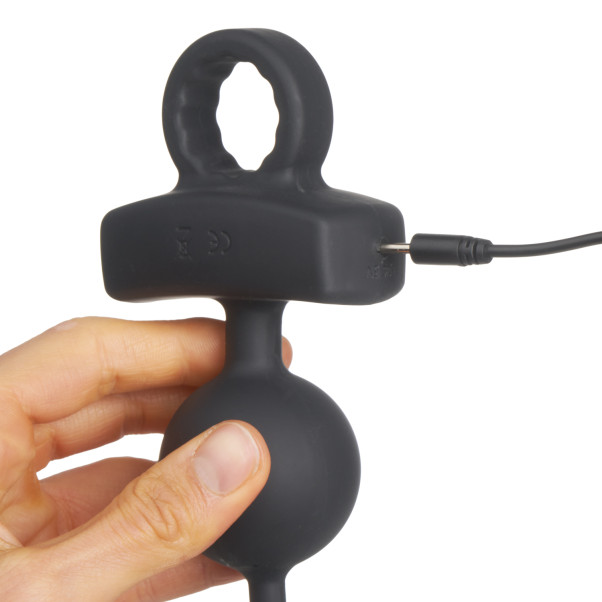 Master Series Dark Rattler Vibrerende Anale Kralen met Afstandsbediening