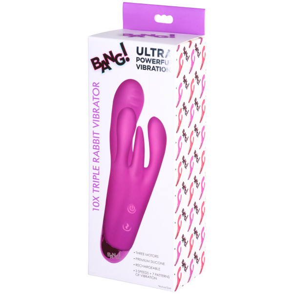 Bang! Purple Triple Rabbit Vibrator