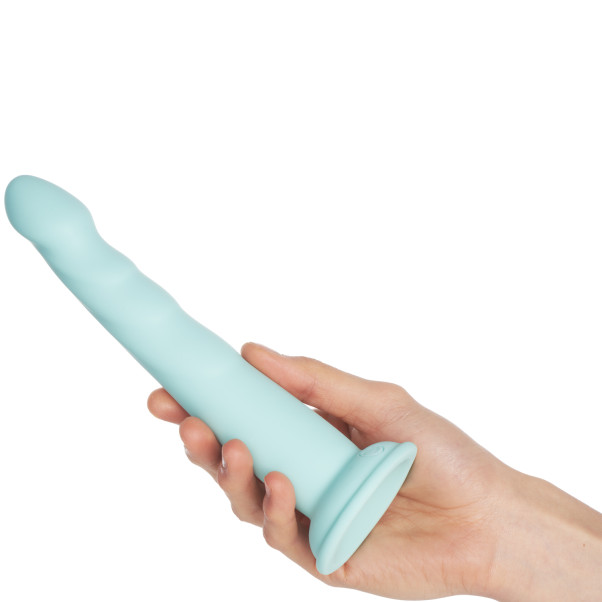 Dillio Platinum Slim Seven Teal Dildo met Zuignap 21 cm